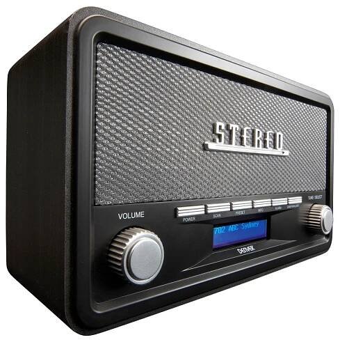 Stereo rádio DAB+/FM s Bluetooth - Denver DAB-18DARKGREY | Hifistereo.cz