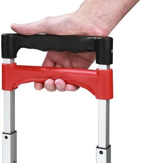Sklopný rudl na schody – eurokraft basic ložná plocha š x h 390 x 270 mm