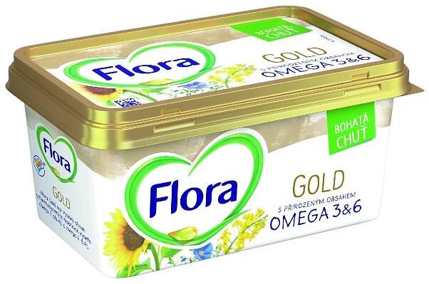 Flora Gold 400 g - Margaríny, Máslo, margaríny, tuky, Mléčné výrobky, vejce, tuky a výrobky rostl. původu, Čerstvé, chlazené