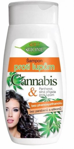 BIO BIONE Cannabis Šampon proti lupům pro ženy 260 ml