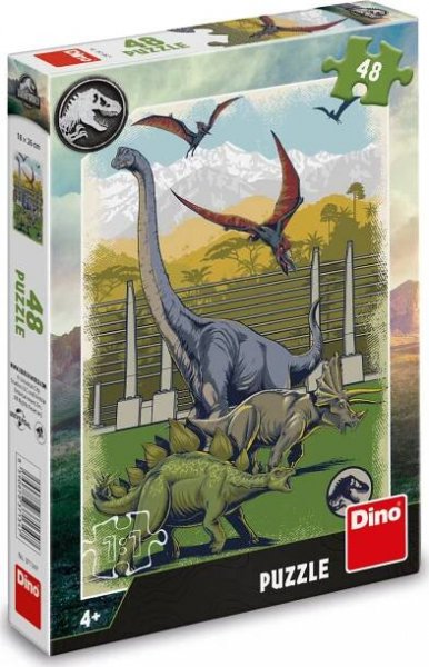 DINO Puzzle Jurský svět 48 dílků | Puzzle-puzzle.cz