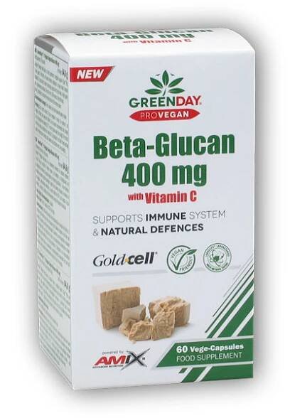 ProVEGAN Beta-Glucan 400mg + Vitamin C 60 Vcaps | www.ekulturistika.cz