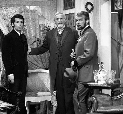 Komediantská historie - Z filmu - Josef Laufer, Felix le Breux, Vladimír Brabec