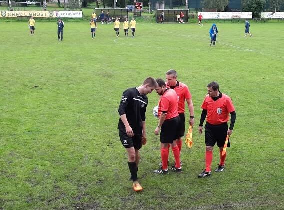 Fotbalisté Libhoště nevyužili šance, vítězství trefil Bystřici stoper Martinčík
