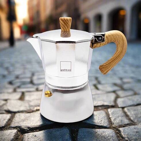 Moka konvička Gnali & Zani (3 šálky, všechny typy varných desek)
