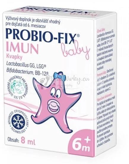 PROBIO-FIX IMUN BABY kapky 8 ml - Bačkůrky.eu