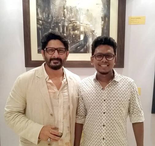 ananta-mandal-Arshad-Warsi-Nargis-Dutt-Foundation-art-show-2017-mumbai