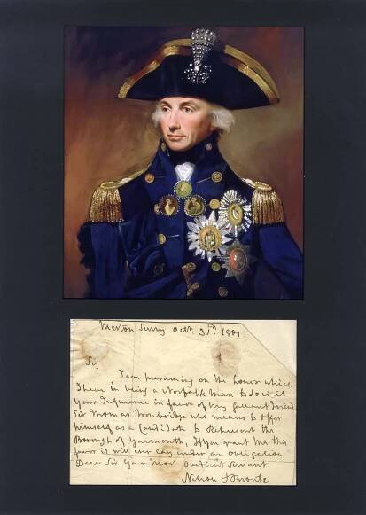 Horatio Nelson Autograph Autogramm | ID 7893374533781