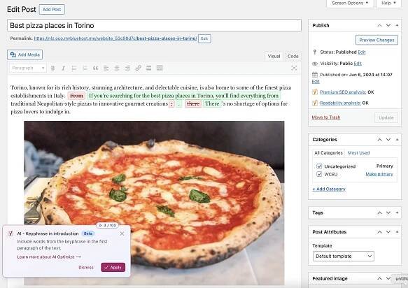Yoast AI Optimize now available for Classic Editor • Yoast