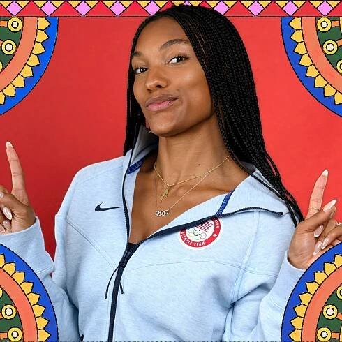 Olympian Tara Davis-Woodhall Is Still Flying High—While Embracing Her Inner Homebody