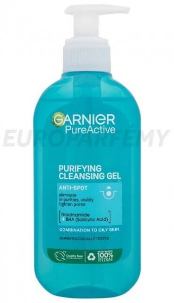 Garnier Pure Active Purifying Cleansing Gel Čisticí gel - EUROPARFEMY.cz