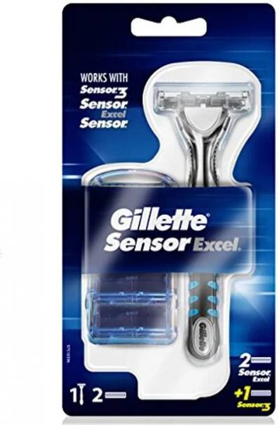 Holicí strojek Gillette Sensor Excel a 3 břity