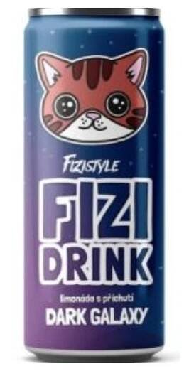 Fizistyle Fizi Drink Limonáda s Příchutí Dark Galaxy 250ml CZE