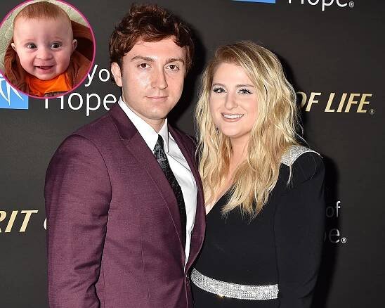 Meghan Trainor, Daryl Sabara’s Son Riley Wears 'Spy Kids' Onesie