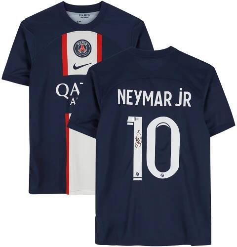 Neymar Jr. Navy Paris Saint-Germain Autographed Nike 2022-23 Jersey