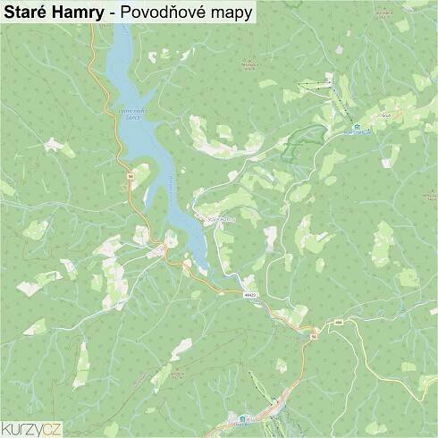 Staré Hamry - mapy | Kurzy.cz