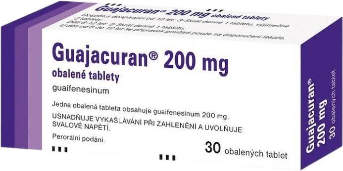 Guajacuran 200 mg 30 tablet