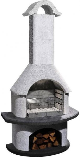 Buschbeck Zahradní grilovací krb Verona, 110 x 65 x 210 cm nakoupit u OBI