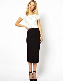 Černé sukně (100 fotografií): co nosit, tužka a slunce, nafouknuté, mini, krátké a dlouhé na podlahu, krajky, s bílou, červenou