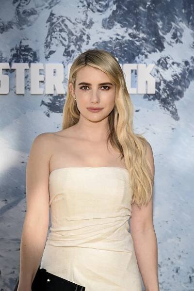Emma Roberts at the Montblanc event celebrating the 100 year anniversary of the Meiserstuck pen held at the Paramour Estate on May 1, 2024 in Los Angeles, California. (Photo by Michael Buckner/WWD via Getty Images)