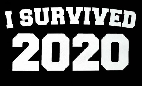 Obrázek produktu Pánské tričko I survived 2020 Přezil jsem rok 2020