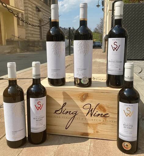 Řízená degustace vín z vinařství Sing Wine - Vinárnička u Divadla