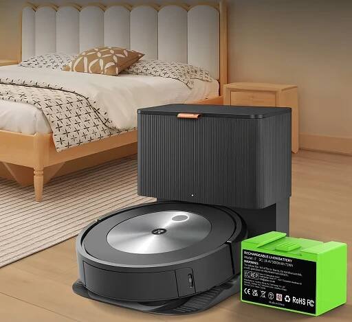 Akumulátor baterie pro Roomba i7+ i3+ i4+ e5 i7 4624864 5110 14.4V 5000 mAh Technologie akumulátoru lithium-iontová (Li-Ion)
