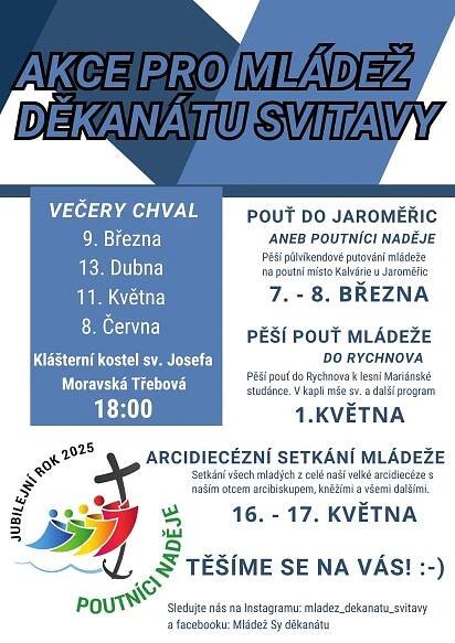 Akce mládeže děkanátu SY - Římskokatolická farnost Moravská Třebová