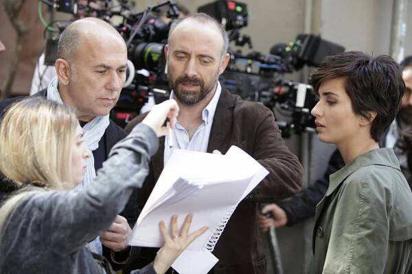 Ferzan Ozpetek, Halit Ergenç, Tuba Büyüküstün - İstanbul Kırmızısı - Z natáčení
