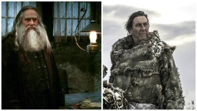 Ciáran Hinds ztvárnil bratra Albuse Brumbála, Aberforta. Ve Hře o trůny byl obávaným Mancem Nájezdníkem.