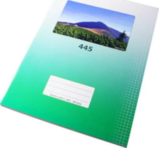 Vikpap group A4 445 40 listů čtverečkovaný zelený
