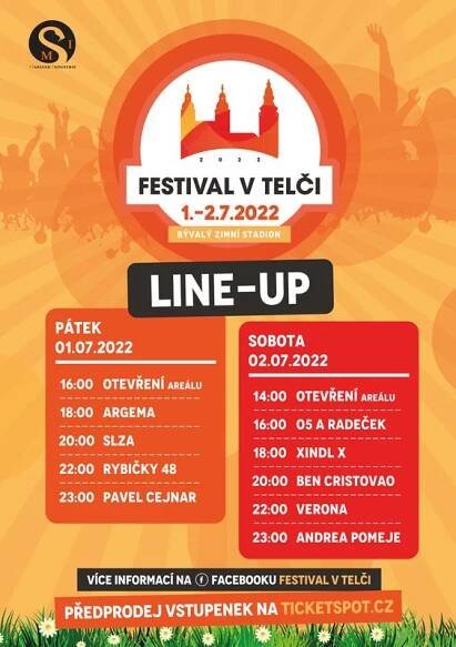 Festival v Telči 07.09.2025 - 02.07.2022