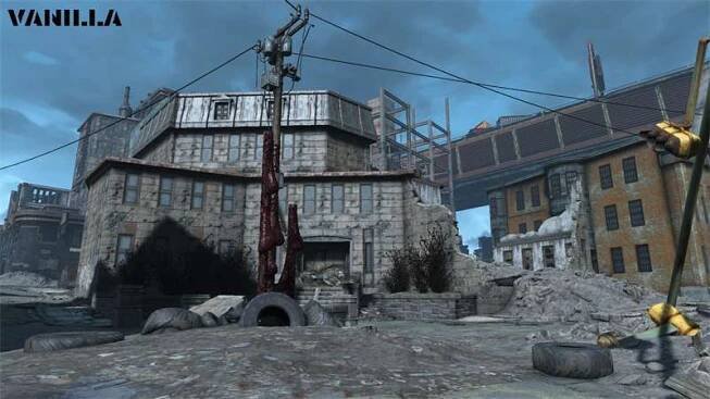 Řešeny jsou tak primárně textury povrchů. Zdroj: NexusMods