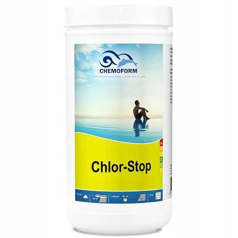 Chemoform Chlor Stop 1 kg Odstraňování chloru Bazén 1K Snižuje množství CHLÓRU