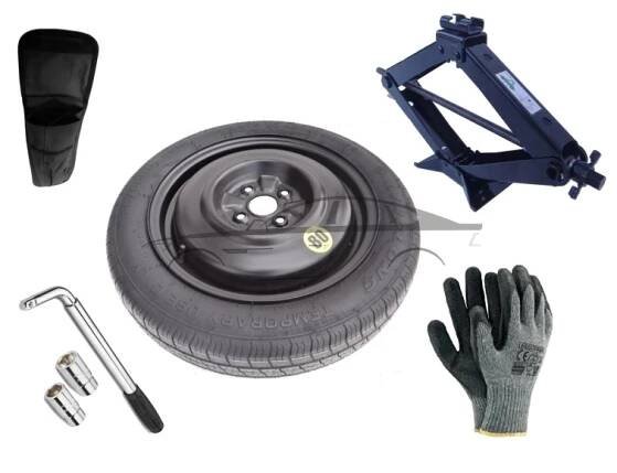 Plechové kolo Sada - Dojezdové kolo KIA PICANTO III X-Line R15 4x100x54,1 + gola klíč + hever + obal na hever