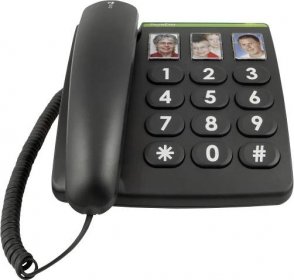 Telefon pro seniory a nedoslýchavé s fototlačítky Doro PhoneEasy 331ph