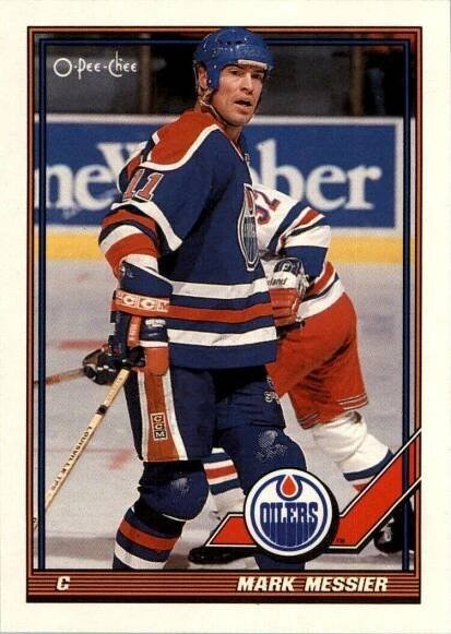 MARK MESSIER @ EDMONTON OILERS @ O.P.C.