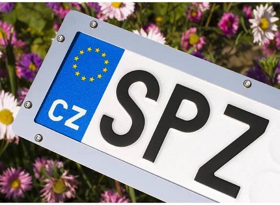 SPZ GUARD B01 celonerezový rámeček na značku 520 x 110 mm - SPZ Guard - bezpečnostní rámečky na registrační značku