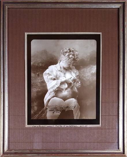 Saudek Jan – The Pet, autorská fotografie, sépiové tónování, 1985