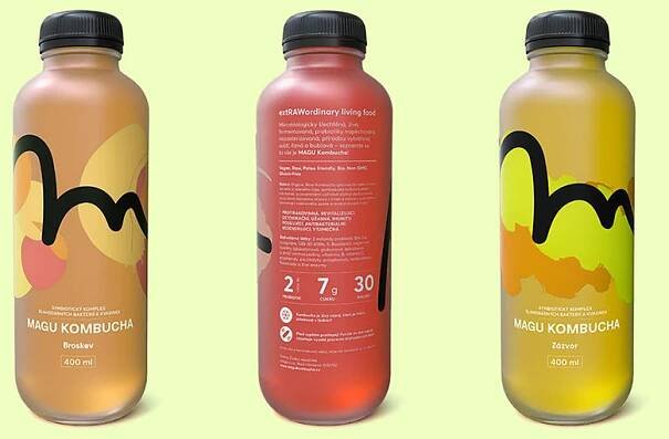Studio This is Garcy navrhlo logo a láhev raw nápoje MAGU KOMBUCHA - Design portál
