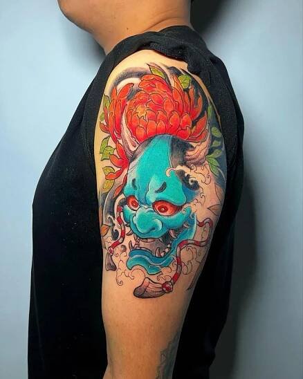 30+ Hannya Tattoos That Fuse Japanese Mythology with Modern Artistry - AI Tattoo Lab