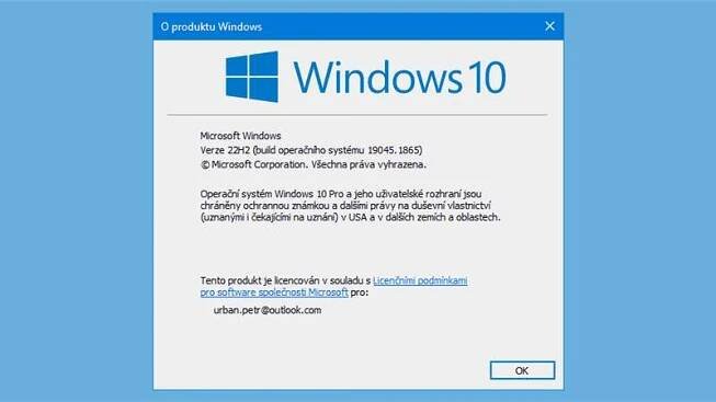 Microsoft potvrdil, že Windows 10 22H2 nabídnou minimum novinek. Vydal také instalační ISO | obrázek: Petr Urban / Živě.cz