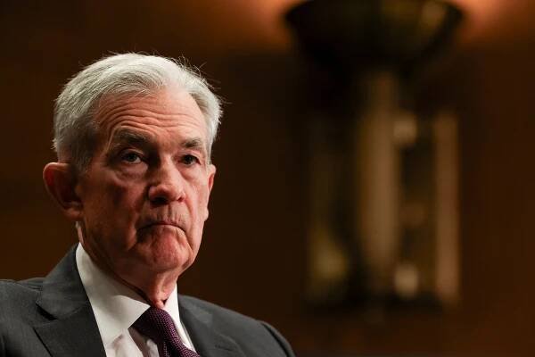 Chair do Federal Reserve, Jerome Powell, durante audiência no Congresso, em Washington