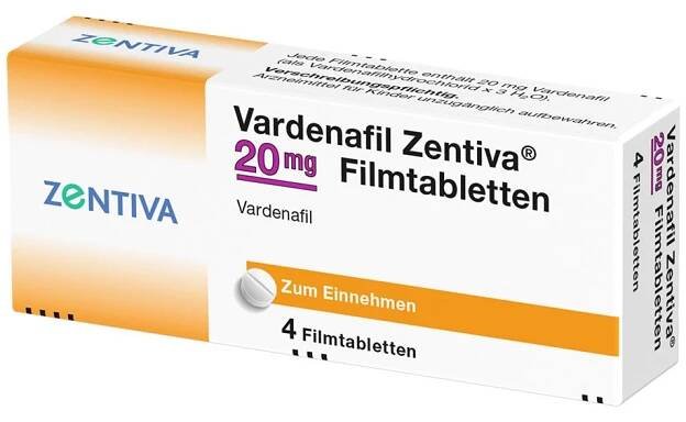 Vardenafil 20 Mg Zentiva