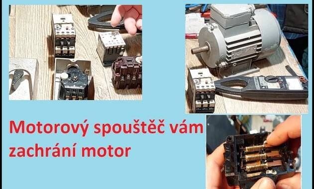 Motorové spouštěče a tepelná relé pro jištění elektromotorů
