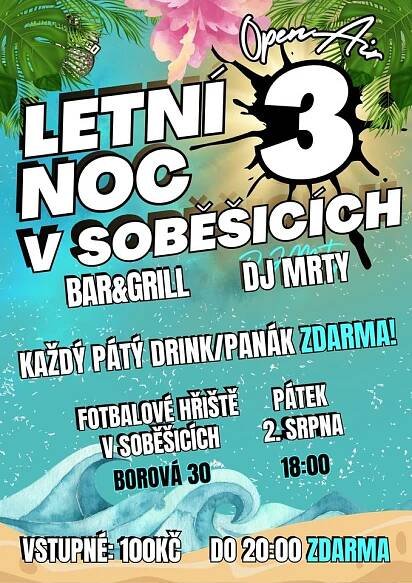 (2. 8. 2024) Letní noc Soběšice II. - MATLA company