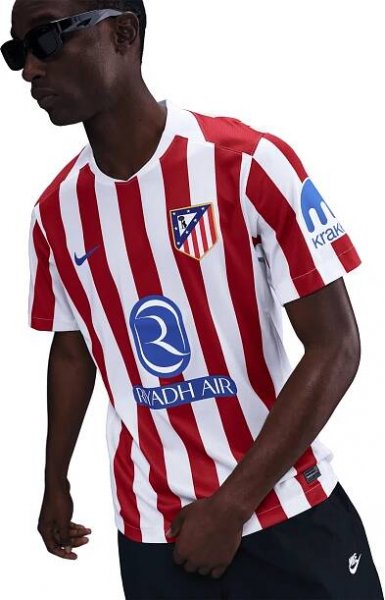 Replika pánského fotbalového dresu s krátkým rukávem Nike Dri-FIT Atlético Madrid Stadium 2025/26, domácí