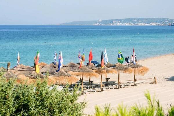 Camper Parking in Gallipoli by the beach