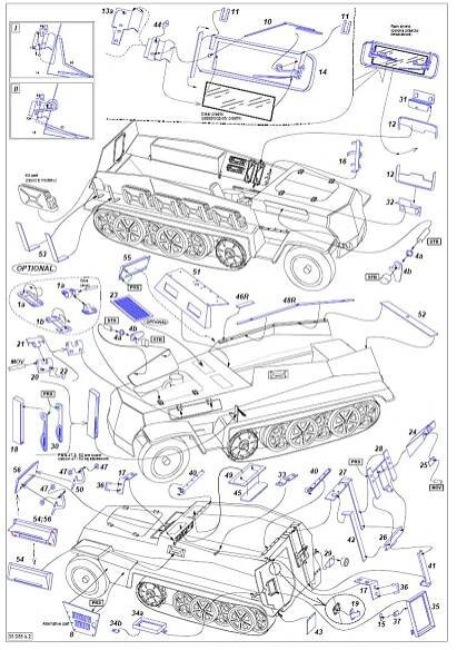 Sd.Kfz.250/11 Alt (late) - additional set (DRA)