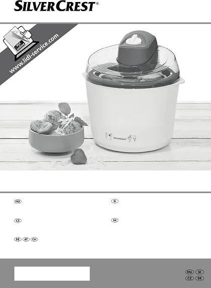 Návod SilverCrest SECM 12 B2 Zmrzlinovač